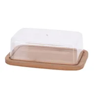 Botervloot bamboe met los deksel